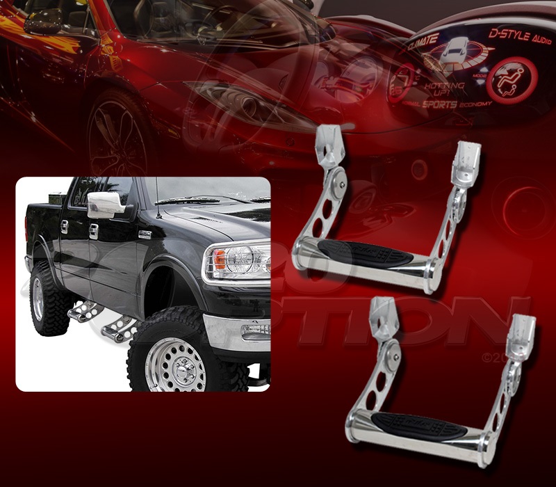 2X BULLY ADJUSTABLE SIDE STEP NERF BAR FOR DODGE RAM 2500 2500 3500